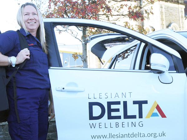  Llesiant Delta yn derbyn adroddiad arolygu rhagorol gan Arolygiaeth Gofal Cymru