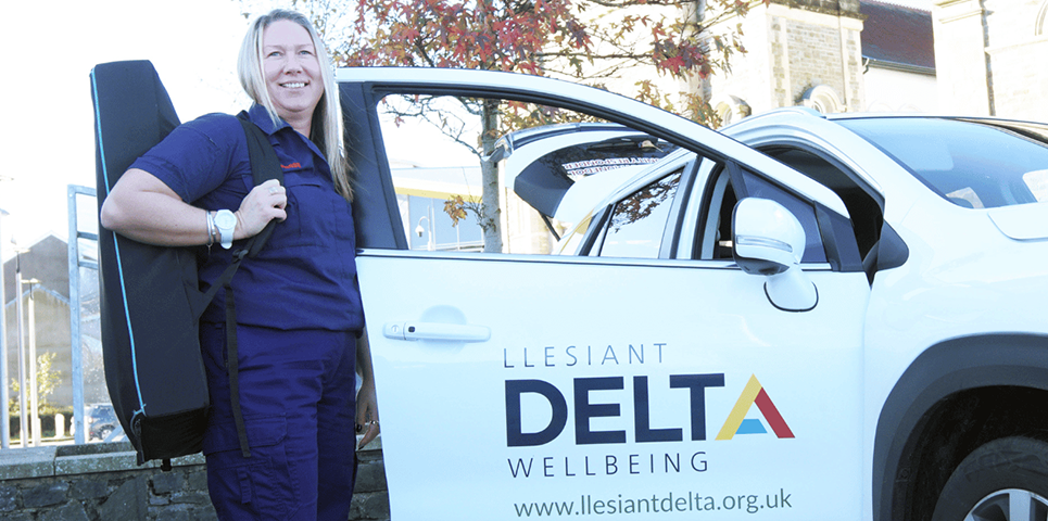  Llesiant Delta yn derbyn adroddiad arolygu rhagorol gan Arolygiaeth Gofal Cymru