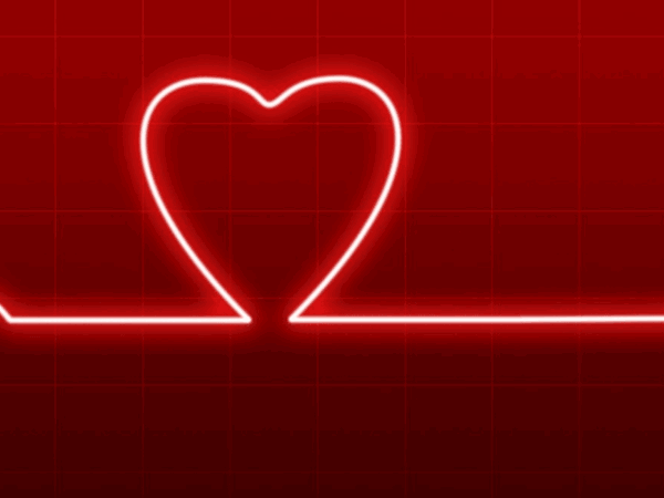 Llun o ddyn yn cael trawiad ar y galon