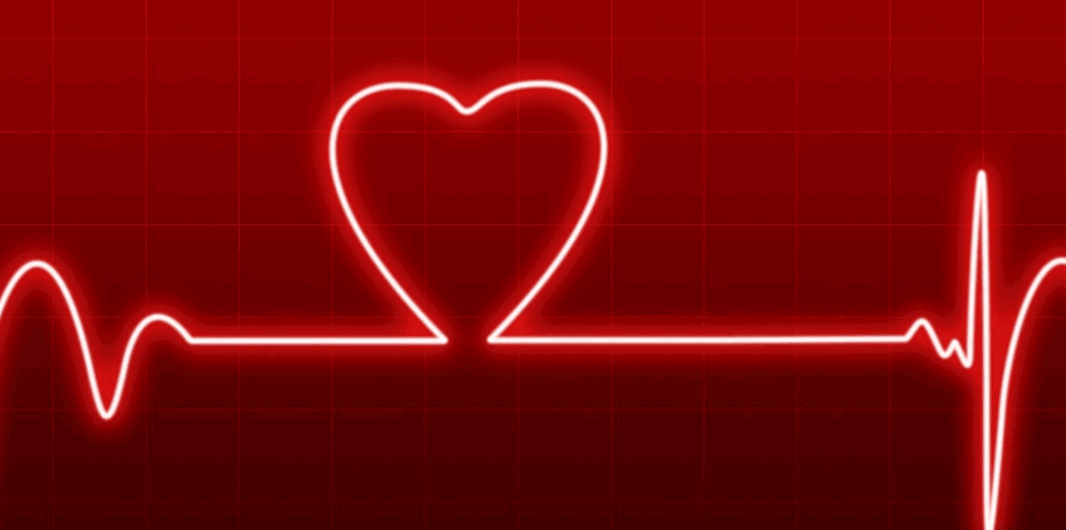 Llun o ddyn yn cael trawiad ar y galon